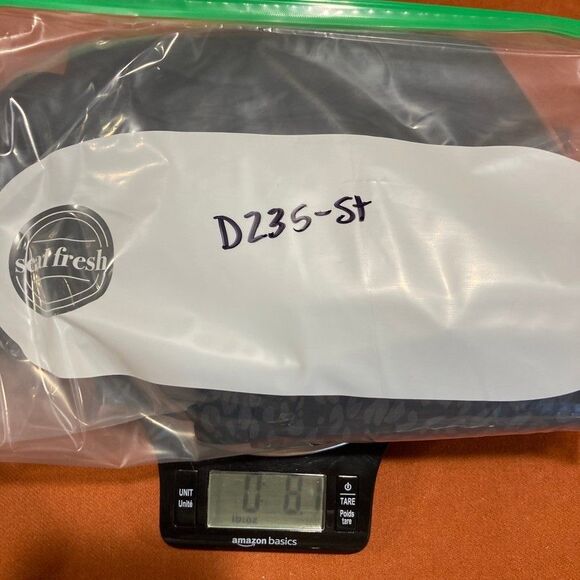 Ophelia Roe Dress Sz L Black Leopard Print 3/4 Sleeve Tiered Ruffle Babydoll - Picture 8 of 8